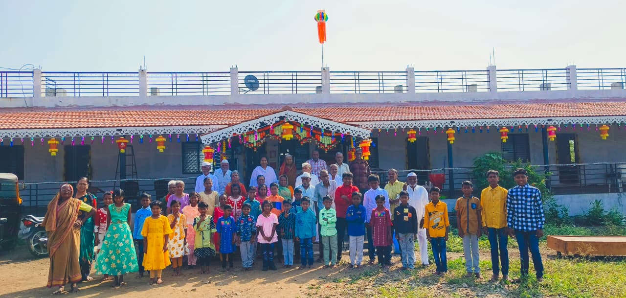 Founder with Children